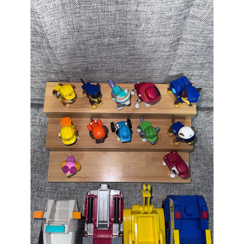 Paw Patrol Toy Lot 12 Figures 4 Vehicles Marshall Chase Skye Rubble Everest - Picture 5 of 10